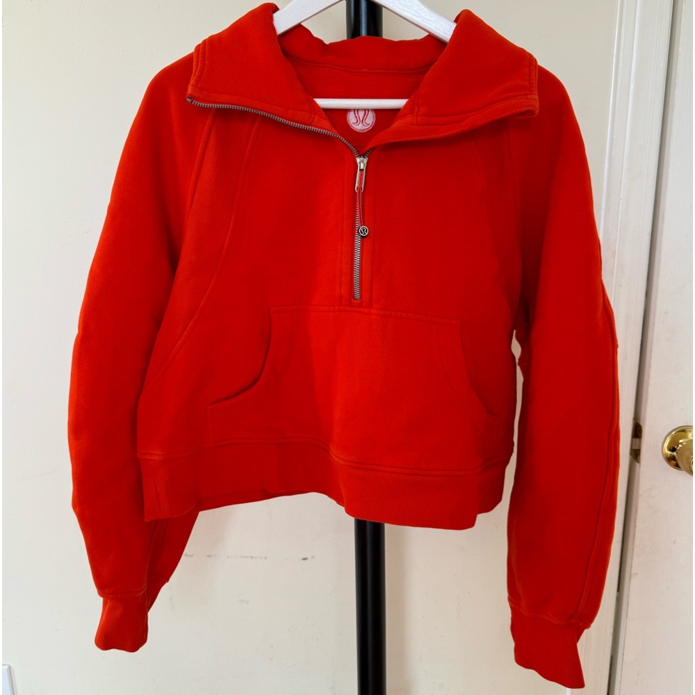 Lululemon Funnel Neck Half Zip Scuba